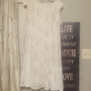 Ivory cocktail dress